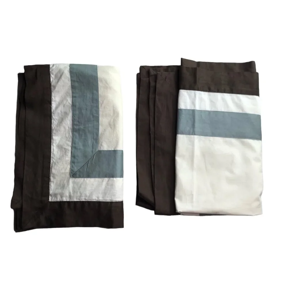 One Pair (Set of 2) Restoration Hardware Pillowcases QUEEN 100% Cotton ITALY